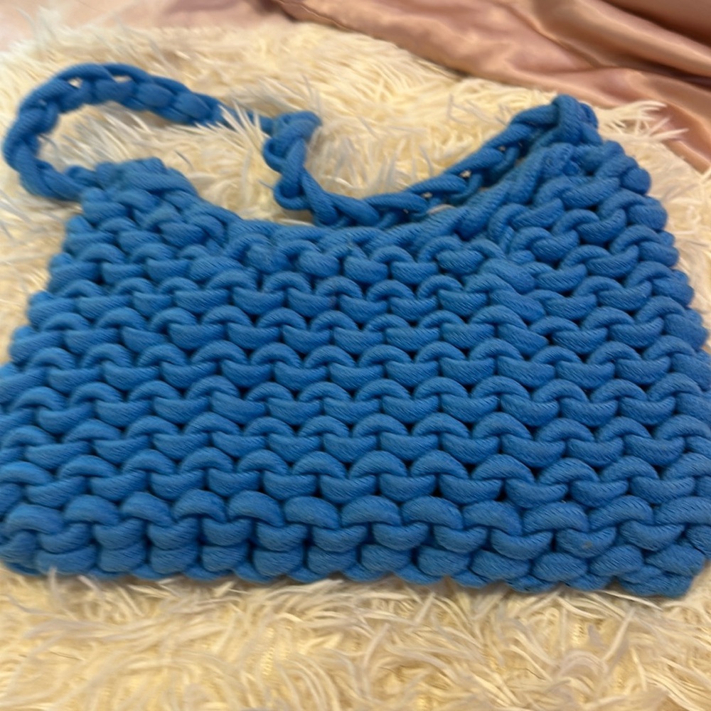 Blue purse